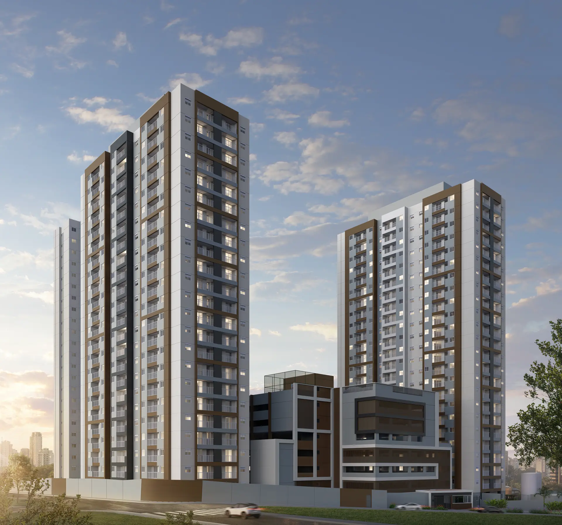 Park Guarulhos fachada Lançamento: Apartamento em Guarulhos com 2 Dormitórios e Lazer Completo – Park Guarulhos